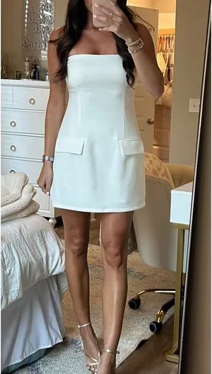 Superdown White Mini Dress thumbnail 7