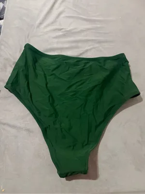 Cupshe medium brand new High-Waist Green Bikini Bottoms women’s thumbnail 3