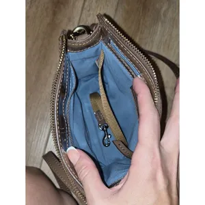 Dooney & Bourke Taupe Patent Crossbody Bag thumbnail 8