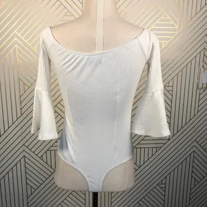 NBD Seduire Off-the-Shoulder Bodysuit‎ in Ivory thumbnail 7
