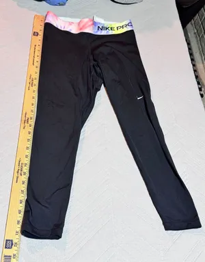 Nike pro‎ women's leggings size medium thumbnail 1