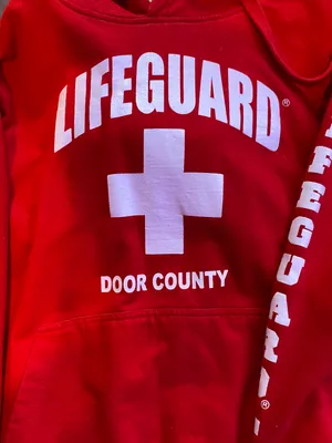 Lifegaurd Red Hoodie Size M thumbnail 4