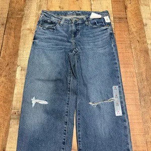 Old Navy NEW Women's Medium Wash Denim O.G. Loose Jeans Sz 8 Classic Minimalist thumbnail 5