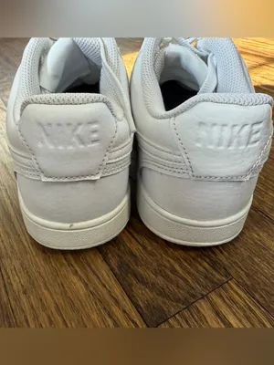 Nike Court Vision Low Triple White Women's Size 8.5 CD5434-100 thumbnail 4