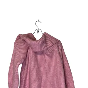 Anthropologie Pilcro Women's Sweater‎ Knit Chunky Cowl Neck Pullover Pink Medium thumbnail 9