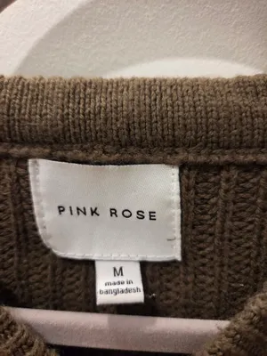 Pink Rose Women's Boyfriend Jeans in Dark Blue Wash Size Medium thumbnail 3