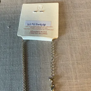 Double stranded Teardrop Necklace Gold thumbnail 4