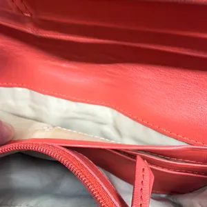 Coach Signature C Flap Orange Canvas Wallet thumbnail 7