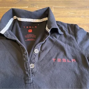 Tesla Black Logo Polo Size XS thumbnail 8