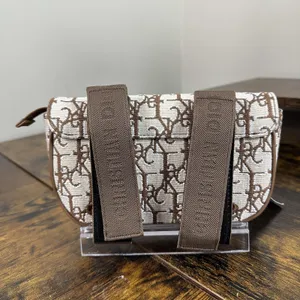 Dior X Cactus Jack Belt Bag Small Brown Canvas Leather Monogram Fanny Pack Italy thumbnail 2