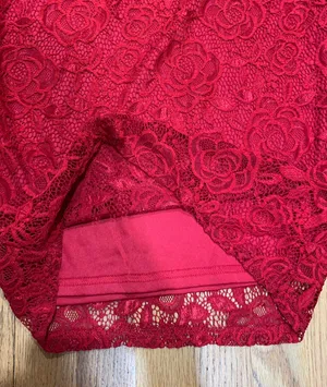 Glory Sunshine Red Lace Dress thumbnail 3