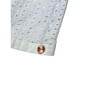 Francesca's Sleeveless Eyelet Lace White Lined Sheath‎ Dress SMALL Vanilla Girl thumbnail 13