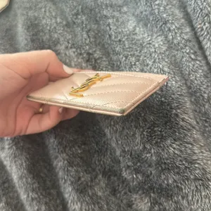 Saint Laurent Ysl Cassandre Matelassé Card Case In Lambskin $380 thumbnail 4