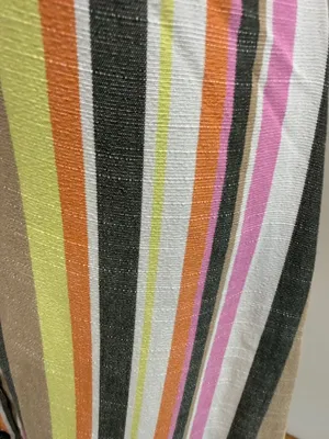 Loft Ann Taylor Striped colorful size 14 dress thumbnail 4