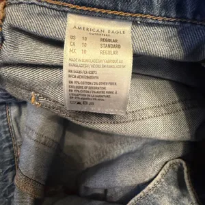 American Eagle 90s Wide Leg Patch Pocket Denim Jeans Blue Women Size 10 Regular thumbnail 4
