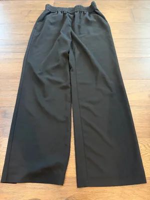 LOFT Petite Women’s Black Elastic Waist Pants Size XSP - C61-136 thumbnail 3