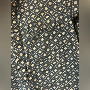Madewell Chambray Blue & White Floral‎ Stamp Popover Tunic Top Shirt Size XS thumbnail 6