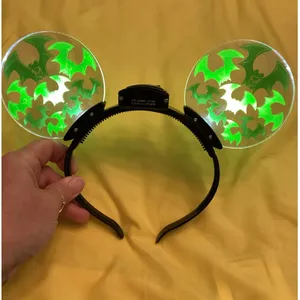 NWOT Disney Parks Happy Halloween Light-Up Bat Headband thumbnail 5