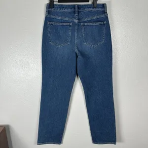 NEW J Crew Classic Straight Jeans Womens Size 27 Bronson Medium Wash‎ Denim thumbnail 3