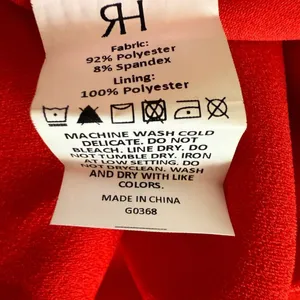 RIHOAS The Red Boat Neck High Waisted Mini Dress Small Red NWT IN PACKAGE thumbnail 6