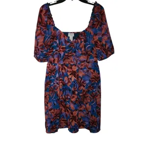 Jessica Simpson Colorful Dress Size XL thumbnail 2
