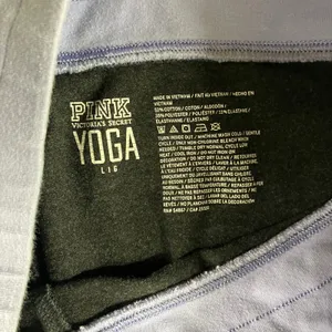 Victoria's Secret PINK Leggings Women‎ Large Charcoal Grey Logo Spellout Y2K thumbnail 10