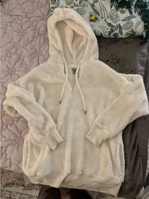 Aerie Fuzzy Hoodie thumbnail 1