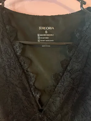 Floral lace top Black thumbnail 2