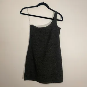 Beyond Yoga One and Only Heathered Gray One Strap Mini Dress Athleisure Small thumbnail 2