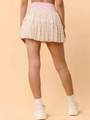 NWT! Popflex Target X Blogilates Women's Ballerina Skort Skirt Pink Size Medium thumbnail 9