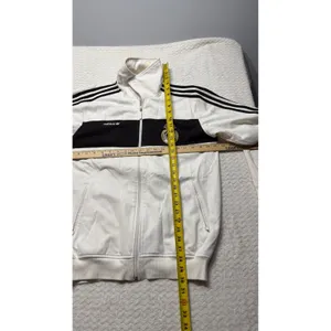 Adidas Originals Real Madrid Track Jacket White Black Full Zip Large 4738 thumbnail 4