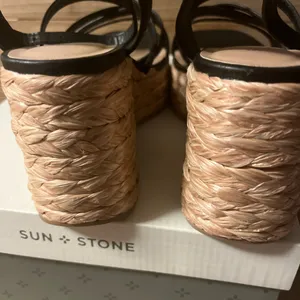 New with Box Stone & Sun Finnickk Strappy Espadrille Wedge Sandals. Size 7.5 thumbnail 7