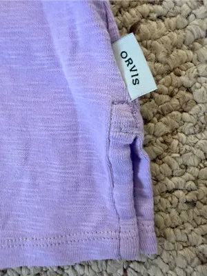 Orvis Classic Collection Lavender Pima Cotton Tee Soft Coastal Short‎ Sleeve S thumbnail 7
