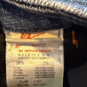 Citizens of Humanity Low Waist Full Leg #097 Jeans Size 28 Dark Blue thumbnail 7