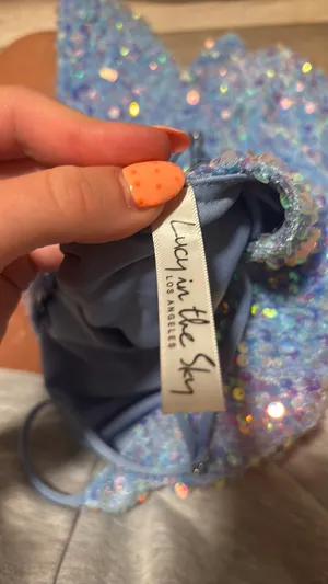 Lucy in the Sky Dress Sequin Blue thumbnail 3