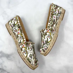 Christian Louboutin Loubi Jungle Ares Spike Studded Flat Espadrille Shoes 41 thumbnail 9
