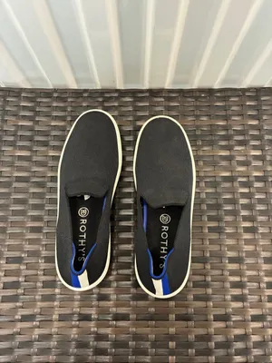 Rothy’s black knit sneakers women’s size 8 thumbnail 4