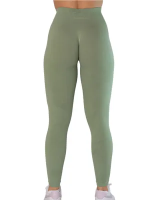 Aurola Women's Camo Leggings 25" Green High Waisted Athleisure S Pilates Workout thumbnail 7