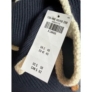 Abercrombie & Fitch Mara Button-Up Sweater Vest in Navy Size XL thumbnail 8