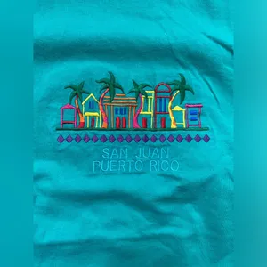 Vintage 90s San Juan Puerto Rico tourist t-shirt, size XL thumbnail 2