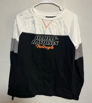 Harley-Davidson Black and White Long Sleeve Tee thumbnail 1
