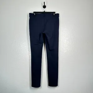 L Petite Short Betabrand Dress Pant Yoga 28.5 Inseam Straight Leg Navy Comfort thumbnail 7