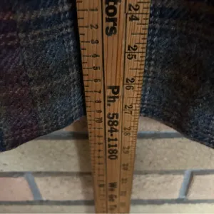 Vintage Jack Winter Plaid Midi Skirt Women’s 100% Wool Multicolor 28” Waist thumbnail 6