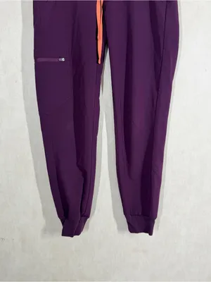 Figs Women’s Zamora High-Rise Jogger Scrub Pants Pull On in Purple XSP thumbnail 5