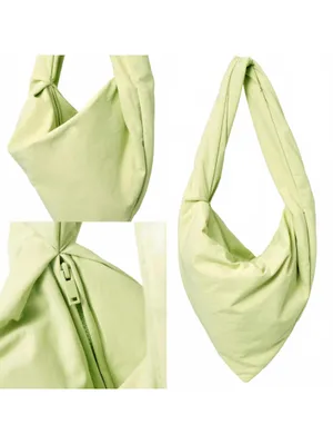 COS Kite Shoulder Bag - Nylon NWT Light Green thumbnail 6