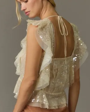 Anthropologie Sequin Top thumbnail 10
