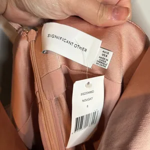 NWT Significant Other Aria Cowl Neck Maxi Dress in Nougat thumbnail 4
