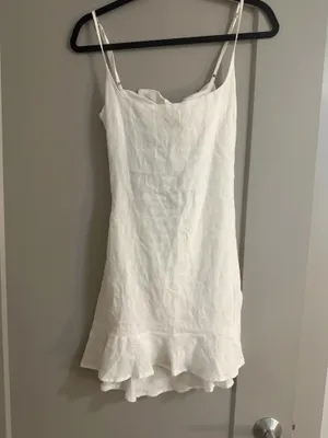 White Mini Dress Olivaceous thumbnail 3
