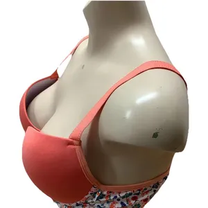 Massam Size Large Peach Floral Lace Underwire Bra. Made in Brazil New. thumbnail 2