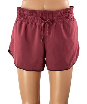 Lululemon Choose a Side Short Red Workout Yoga Gym Athletic Running Shorts Sz S thumbnail 1